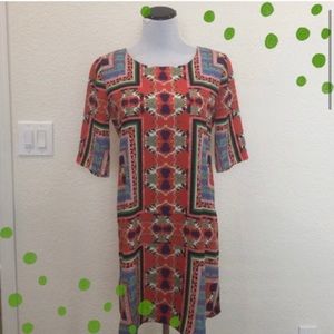 *NWT* Beautiful multi-colored shift dress
